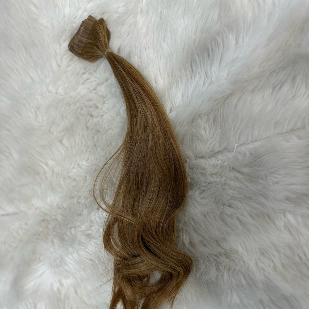 Brown Wavy Hair Extensions Medium to Long Length